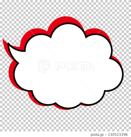 簡單的語音氣泡圖-蓬鬆 130523396