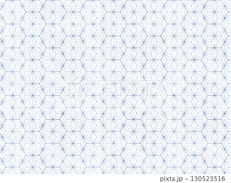 麻の葉紋様の背景素材 麻の葉紋様の背景素材 130523516