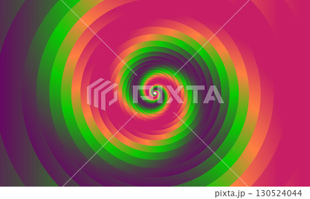 Vibrant Abstract Spiral or Twirl Design with Gradient Colors. Vibrant Abstract Spiral or Twirl Design with Gradient Colors. 130524044