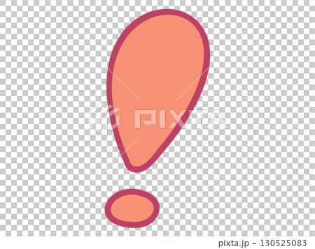 注意喚起に使える赤い感嘆符アイコン 注意喚起に使える赤い感嘆符アイコン 130525083