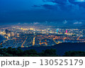 Da Nang city at night from Ban Co Peak 130525179