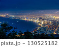 Da Nang city at night from Ban Co Peak 130525182
