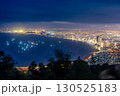 Da Nang city at night from Ban Co Peak 130525183