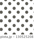 Seamless abstract circles pattern .Seamless geometric drawing with pencils and school buttons, squares and polka dots, digital illustration. 130525208