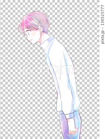 A gentle man bowing 130525777