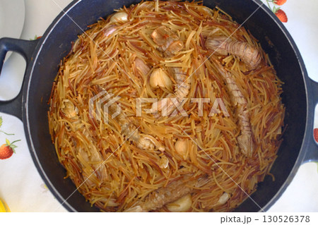 noodle fish dish as spanish food noodle fish dish as spanish food 130526378