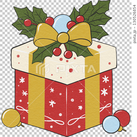 Wrapped Christmas gifts with festive ribbons and bows, perfect for holiday decor and celebration. Wrapped Christmas gifts with festive ribbons and bows, perfect for holiday decor and celebration. 130526854