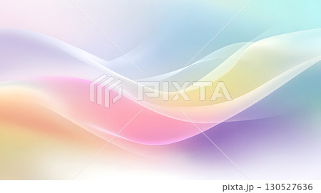 Smooth flowing gradient background with pastel tones and soft curves. Perfect for web design, posters, and presentation visuals. 130527636