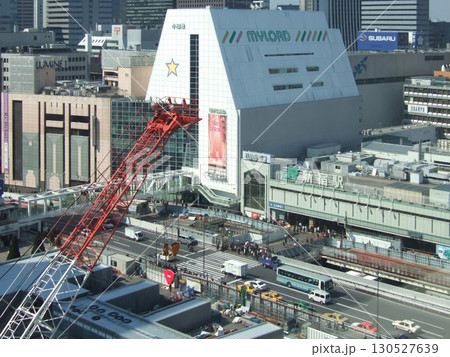 バスタ新宿誕生前の新宿駅前俯瞰風景。過去写真。 130527639