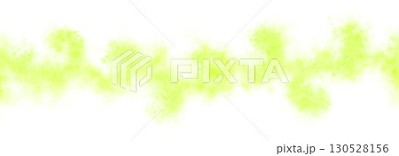 Chartreuse or lime green smoke cloud line on transparent background mockup template for toxic or fantasy effect 130528156