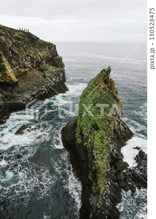Dramatic View Of Londrangar Cliffs In Iceland 130528475
