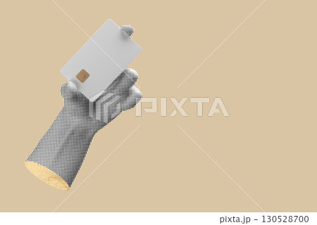 Card in hand, closeup. Person holding bank card, electronic payment, secure transaction. Financial, Card in hand, closeup. Person holding bank card, electronic payment, secure transaction. Financial, 130528700