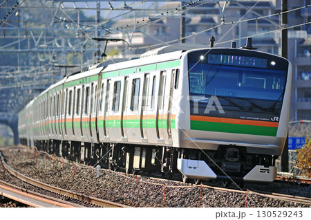 東海道本線　真鶴　JR東日本　E233系3000番台　U620編成（小山） 130529243