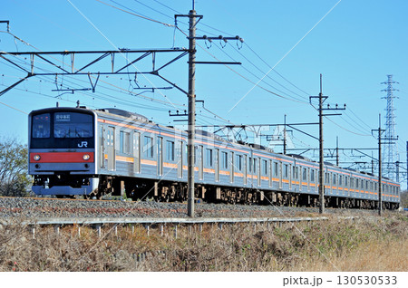 武蔵野線　東川口－東浦和　JR東日本　205系　M4編成（幕張） 130530533