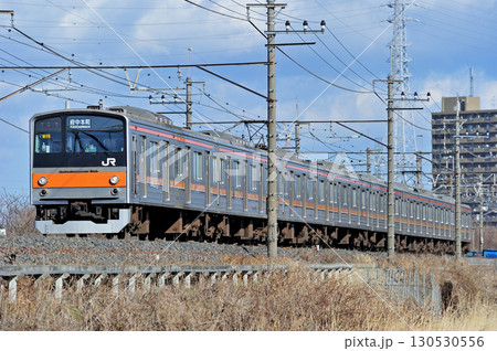 武蔵野線 東川口-東浦和 JR東日本 205系 M15編成(幕張) 武蔵野線 東川口-東浦和 JR東日本 205系 M15編成(幕張) 130530556