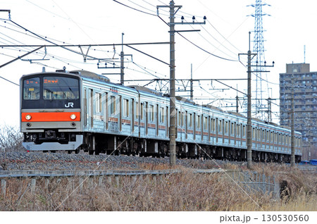 武蔵野線 東川口-東浦和 JR東日本 205系 M28編成(幕張) 武蔵野線 東川口-東浦和 JR東日本 205系 M28編成(幕張) 130530560