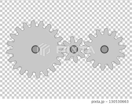 Illustration of interlocking gears 130530663