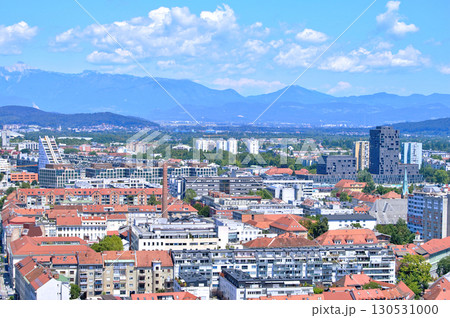 Panoramic View of city Ljubljana from Ljubljana castle - Slovenia Panoramic View of city Ljubljana from Ljubljana castle - Slovenia 130531000