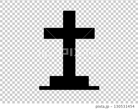 Simple gravestone icon (black) Simple gravestone icon (black) 130531454