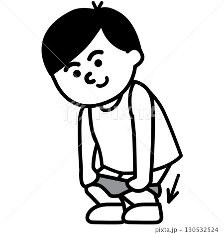 脱ぐ(パンツ)|着替え動作カード・視覚支援アイコン(Change of clothes) 脱ぐ(パンツ)|着替え動作カード・視覚支援アイコン(Change of clothes) 130532524