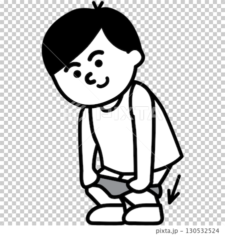 Taking off (pants) | Changing clothes action card and visual support icon (Change of clothes) 130532524