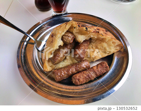 Traditional bosnian cevapi 130532652