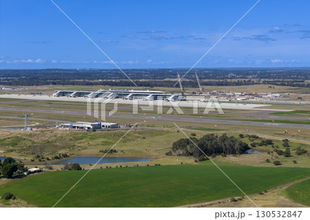 The new Western Sydney International Airport in Badgerys Creek The new Western Sydney International Airport in Badgerys Creek 130532847