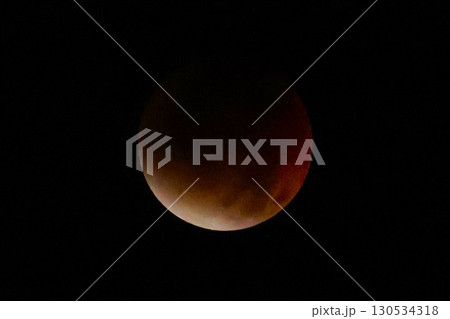 皆既月食(2025年9月8日 2:35) 皆既月食(2025年9月8日 2:35) 130534318