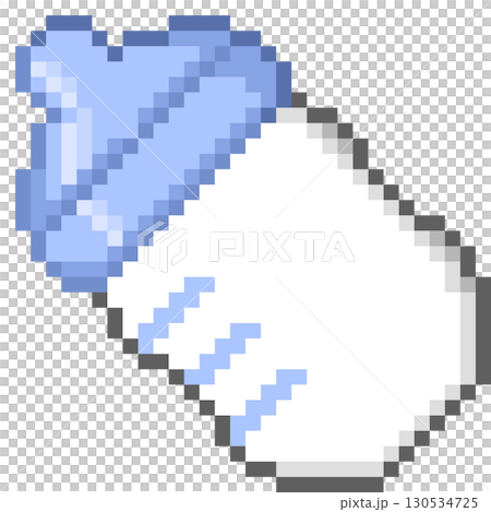 Cute pixelated baby bottle illustration Cute pixelated baby bottle illustration 130534725