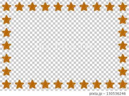 Hand-drawn crayon material background frame 130536246