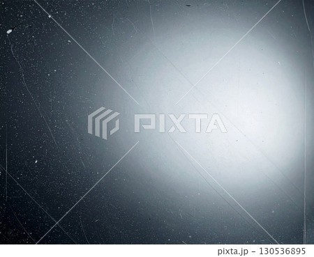 Detailed Black and White Grungy Scratchy Overlay Texture with Distressed Grain Effect 130536895