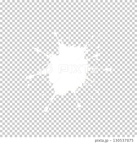 A white paint splatter on transparency background creates striking contrast, resembling abstract art piece. dynamic splash pattern adds sense of movement and creativity A white paint splatter on transparency background creates striking contrast, resembling abstract art piece. dynamic splash pattern adds sense of movement and creativity 130537875
