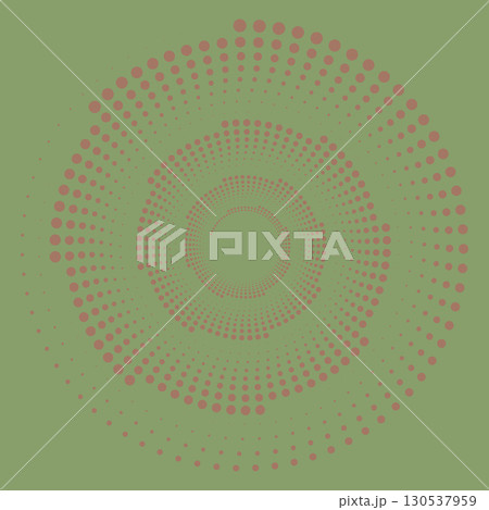 Circle mocha mousse dots on tendril background. Abstract background. Optical illusion backdrop. Geometric minimalist art. Design element for frame, logo, tattoo, web pages, prints, posters, mockup. Circle mocha mousse dots on tendril background. Abstract background. Optical illusion backdrop. Geometric minimalist art. Design element for frame, logo, tattoo, web pages, prints, posters, mockup. 130537959
