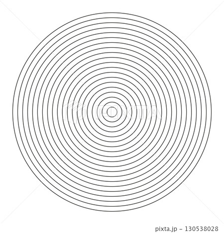 Polar grid of 19 concentric circles. Circle diagram divided on nineteen segments. Blank polar graph paper. Wheel of life or habits tracker. Polar grid of 19 concentric circles. Circle diagram divided on nineteen segments. Blank polar graph paper. Wheel of life or habits tracker. 130538028