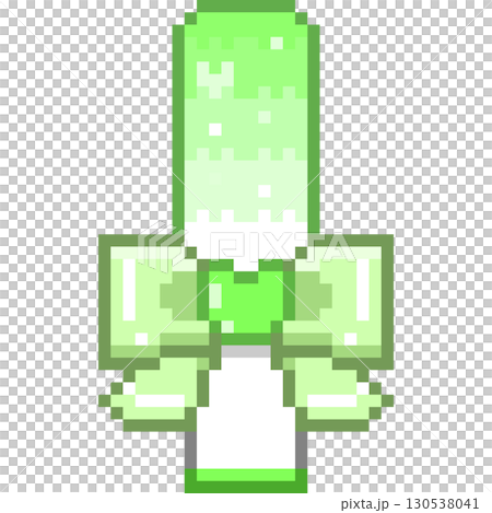 Pixel art penlights and glow sticks 130538041