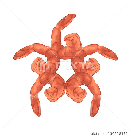 Illustration of shrimp Illustration of shrimp 130538172