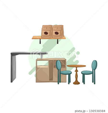 Illustration of Bar Table 130538384