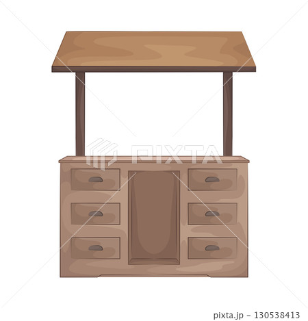 Illustration of Bar Table Illustration of Bar Table 130538413