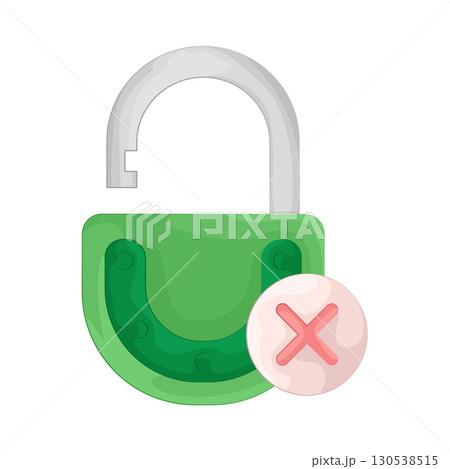 Illustration of unlock Illustration of unlock 130538515