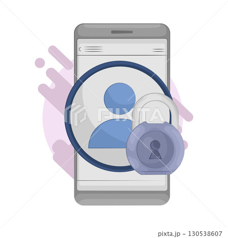 Illustration of user lock 130538607