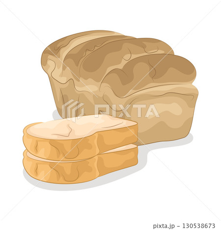 Illustration of bread Illustration of bread 130538673