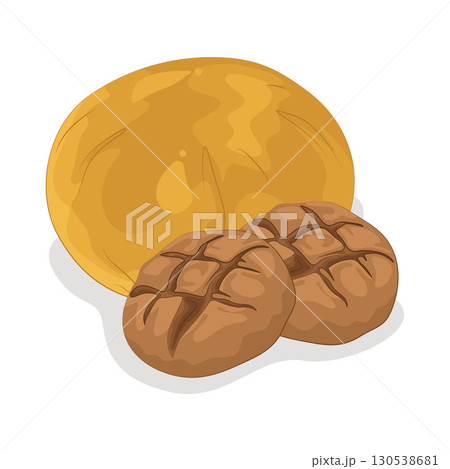 Illustration of bread 130538681