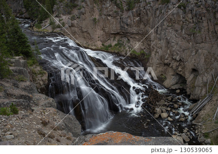 Gibbon Falls in Yellowstone National Park. 130539065