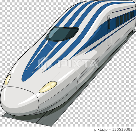 リニアモーターカーのイラスト 130539392