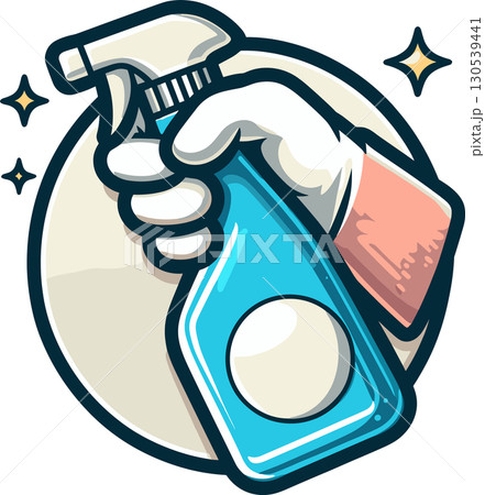 スプレー洗剤のイラスト 130539441