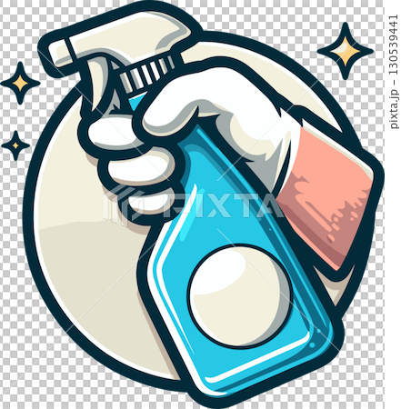 スプレー洗剤のイラスト 130539441