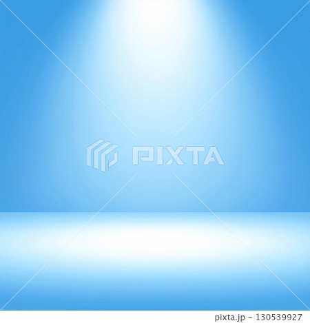 Elegant Blue Gradient Background with Spotlight Abstract Interior Design 130539927