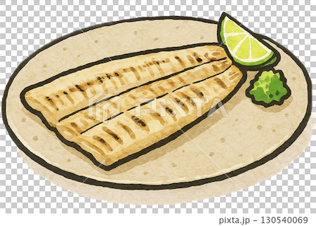 烤鰻魚的插圖 130540069