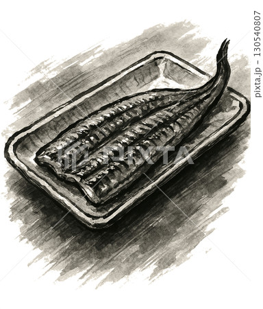 うなぎの蒲焼きのイラスト 130540807