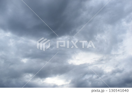 blue sky and white cloud background, cloudy in rainny season 130541040